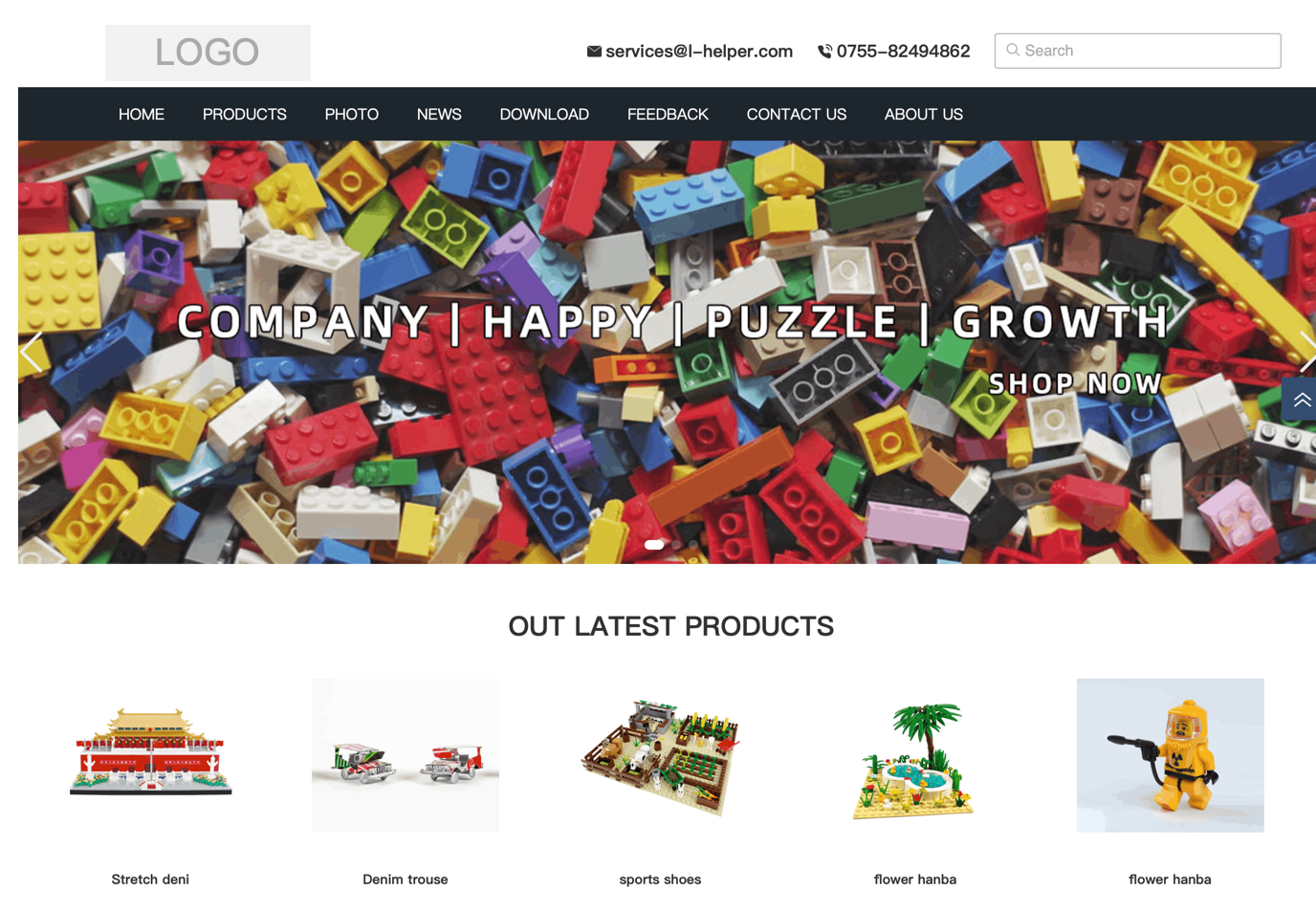 模板演示_SEO增强版_ET02 儿童玩具、智力玩具、娱乐玩具等